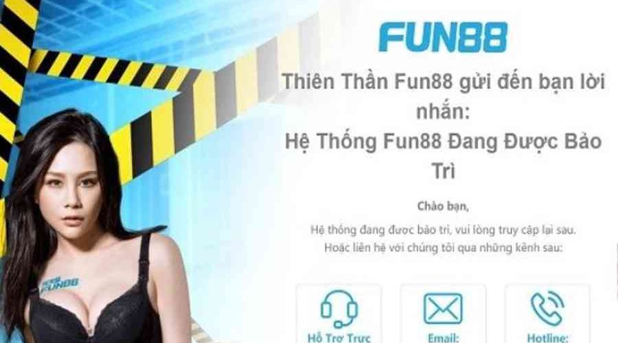 banner  bảo trì fun88
